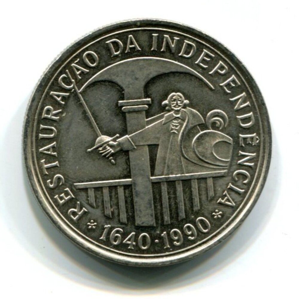 1990 Portugal Commemorative 100 Escudos Coin (b860-12)